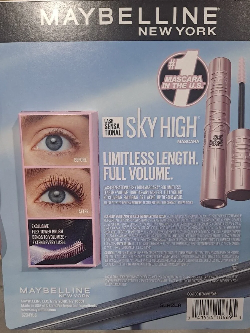 Maybelline Sky High Mascara - Rose Gold Tubes with Black Wand